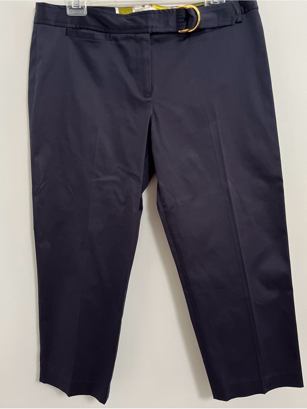 Milly Belted Cropped Pants